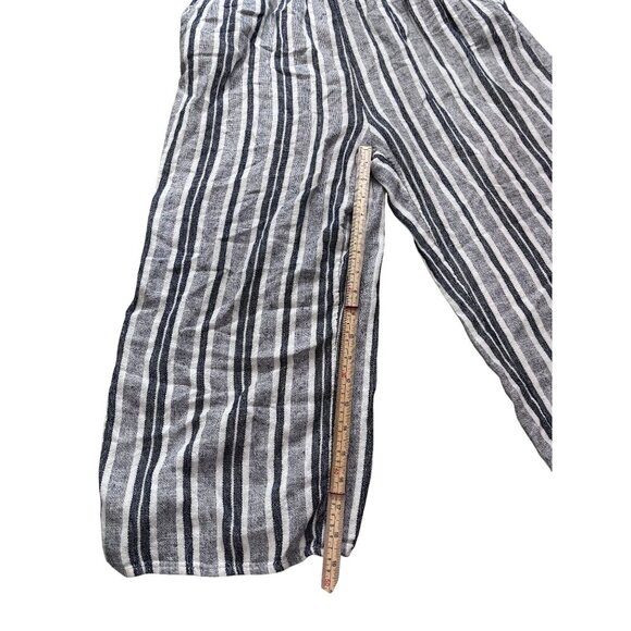 Old Navy Womens Striped Jumpsuit Size M Linen & Rayon Blend - Picture 7 of 10